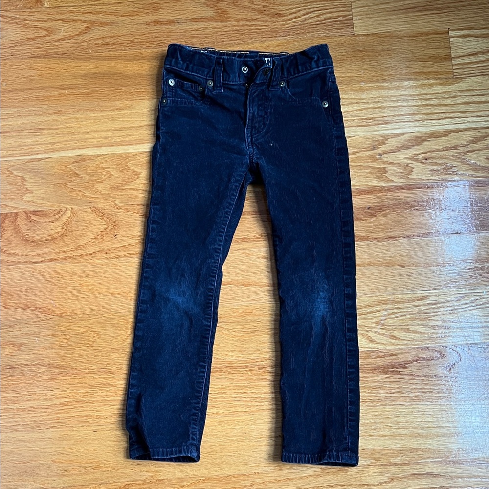 Blue corduroy pants